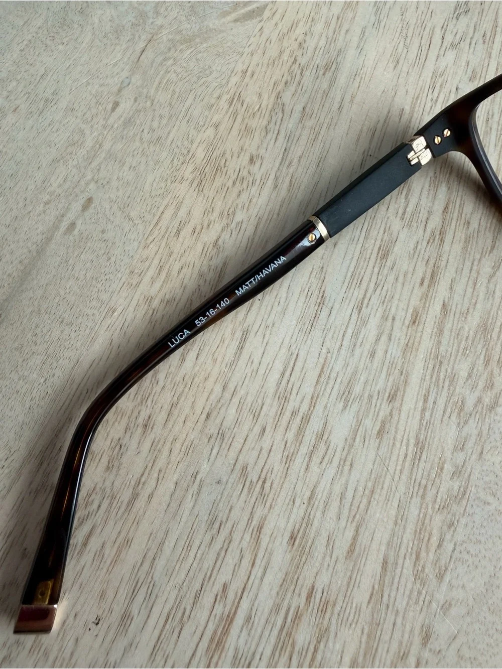 Lazzaro Black/Tortoiseshell Rectangle Eyeglass Frames New, Clear lens